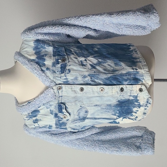 Refashioned Denim & Fleece Jacket (M/L) - Picture 2 of 7